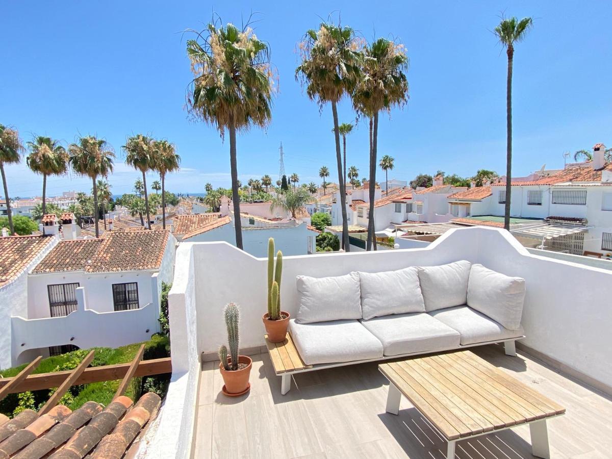 Townhouse W/Sea View & Garden Vila Estepona Exterior foto