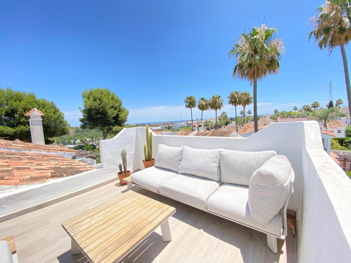 Townhouse W/Sea View & Garden Vila Estepona Exterior foto